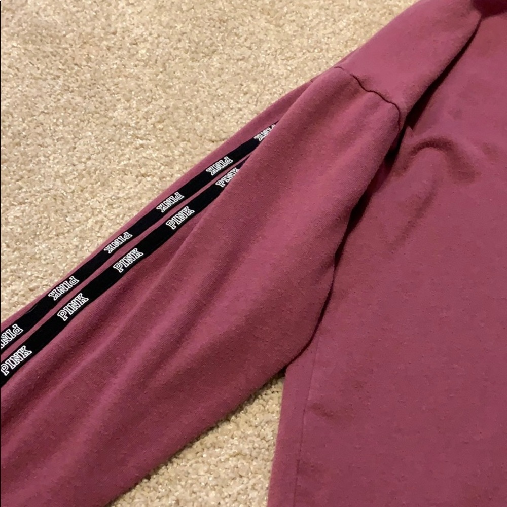 Maroon PINK sweatshirt - Picture 2 of 4